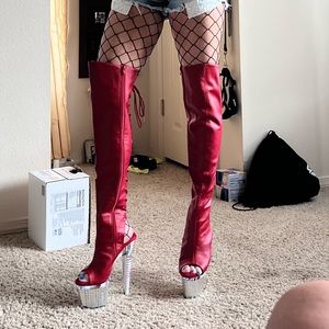 Sexy open toe open heel